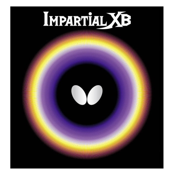Butterfly Impartial XB Max Table Tennis Rubber, Black