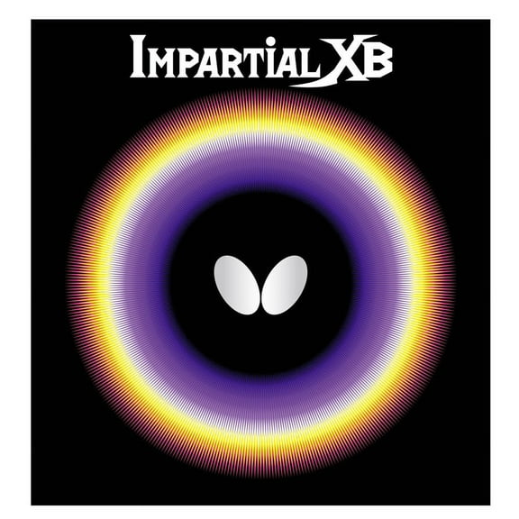 Butterfly Impartial XB Table Tennis Rubber, 2.1 mm, Black