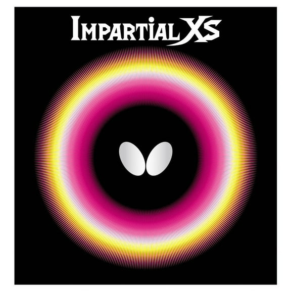 Butterfly Impartial XS MAX Table Tennis Rubber, Red