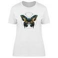 thumbnail image 1 of Butterfly In Circle Of Beads T-Shirt Women -Image by Shutterstock, Female Large, 1 of 2