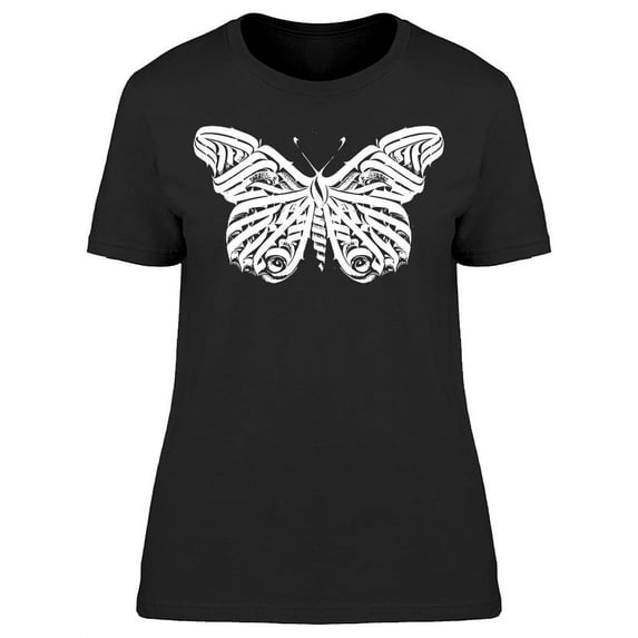 Butterfly In Gothic T-Shirt Women -Image by Shutterstock, Female Small