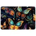thumbnail image 1 of Butterfly Indoor Area Rug Carpet Mat - Polyester Non-Slip Machine Washable, 1 of 6