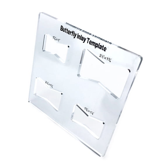 Butterfly Inlay Templates , Router and Decorative Templates,Router Jig Templates for Woodworking