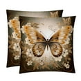 thumbnail image 1 of Butterfly Inserts - Set of 2 Bed Pillow Inserts with Unique Patterns - Available in Sizes 16x16, 18x18, 20x20 Inches for Throw Pillow Covers - Great for Any Occasion!, 1 of 6