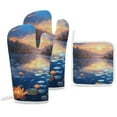 thumbnail image 1 of Butterfly Insulated Gloves And Pot Mats (four Piece Set), 1 of 6