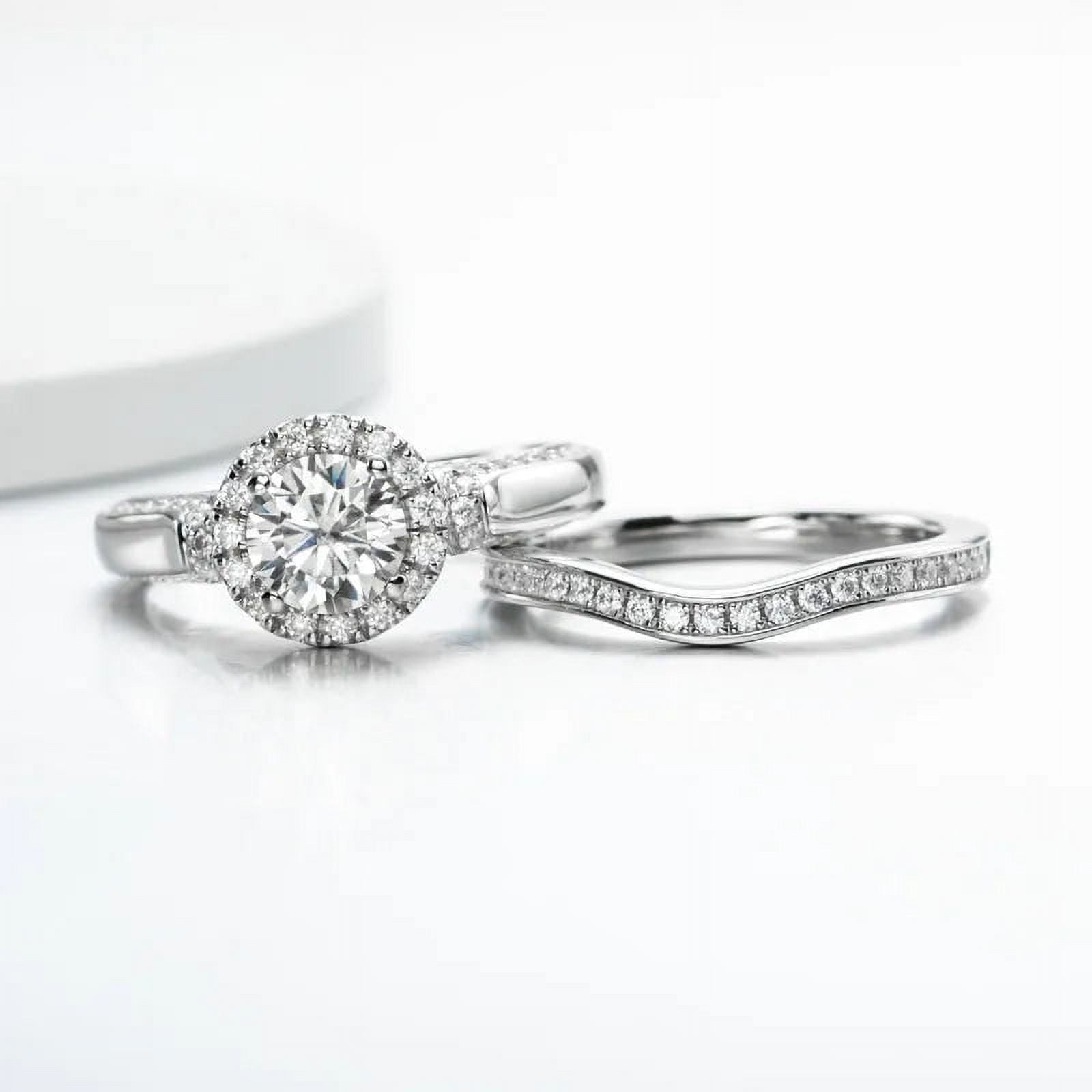 Butterfly Jewel 1.8 Ct Round Brilliant Cut Diamond Ring - 14K White ...
