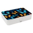 thumbnail image 1 of Butterfly Jewelry Box Organizer Storage Box with Removable Compartment, Portable PU Leather Jewelry Boxes, 1 of 6