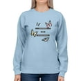 thumbnail image 1 of Butterfly Kind People Sweatshirt Women -Image by Shutterstock, Female Medium, 1 of 4