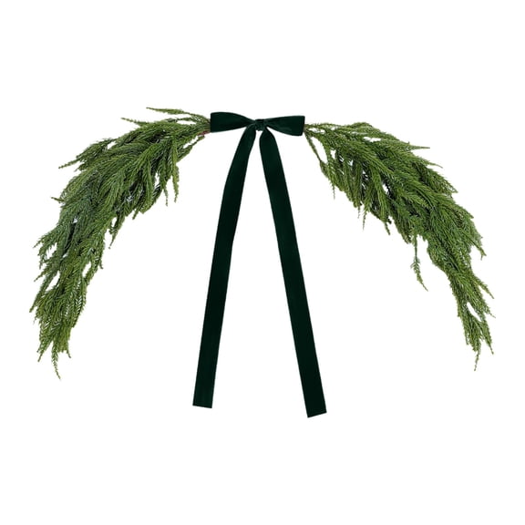 Butterfly Knot Pine Needle Simulation Flower,Artificial Flower Decoration Outdoor Decoration Door Decoration Home Decoration and Flower Decoration