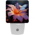 thumbnail image 1 of Butterfly LED Square Night Lights - Energy Efficient and Contemporary Design - for Bedrooms and Hallways - Includes Sensor with Auto on/Off - Easy Installation, 1 of 6