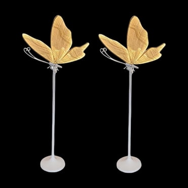 Butterfly Floor Lamp For Weddings & Parties - 60cm LED Romantic Decorative Light With 3 Colors