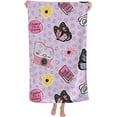thumbnail image 1 of Butterfly Large Beach Towel - Plush Thick Cotton Pool Towel, Adult Beach Towels, 1 of 17