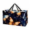 thumbnail image 1 of Butterfly Large Capacity Reusable Foldable Oxford Cloth Storage Bin - Multipurpose Storage Box, Shopping Bag Organizer, 1 of 7
