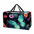 thumbnail image 1 of Butterfly Large Capacity Reusable Toy, Picnic, and Storage Basket - Foldable Oxford Cloth Material for Ultimate Convenience, 1 of 7