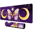 thumbnail image 1 of Butterfly Large Mouse Pad 31.5x11.8 Inches Bohemian Animal Insect Moon Pattern Printing Game Mouse Pad for Home Office Gaming Work BDXPMN100, 1 of 6