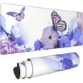 thumbnail image 1 of Butterfly Large Mouse Pad Gaming Office Keyboard Desk Mat for Computer Play Game Study Non-Slip Waterproof XXL (31.5 x 11.8 inch) Decor Accessories, 1 of 5