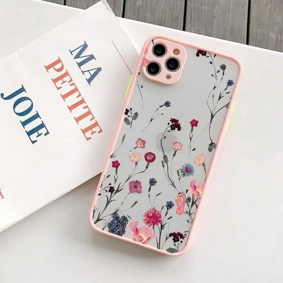 Butterfly Lavender Higan Flower Phone Case For iphone 7 8 plus 12 13 mini 11 15 14 pro max X XR XS Max Shockproof Shell Cover