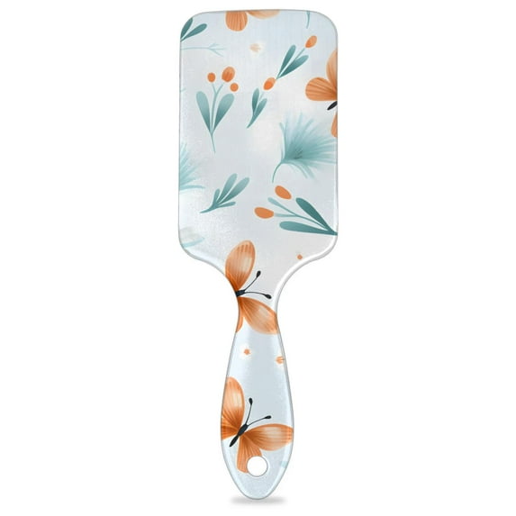 Butterfly Leaf Air Cushion Comb Large Flower Butterfly Hair Brush ,for Men, Women and Children Long and Short Curly Hair, Straight Hair, Dry Hair, Wet Hair, Reduce Hair Tangles
