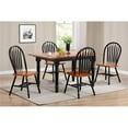 thumbnail image 1 of Butterfly Leaf Dining Table Set with Arrowback Chairs 5 Pieces, 1 of 1