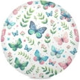 Butterfly Leaves Round Placemats Set of 4 Table Mats for Kitchen
