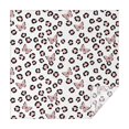 Butterfly and Leopard Pink Pattern Square Tablecloth, Waterproof ...