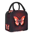 Butterfly Lightweight Large Capacity Tote Lunch Bag for Men and Women