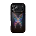 Butterfly Luminous Light Trails Neon Magic Insect Art Case form with ...