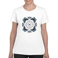 thumbnail image 1 of Butterfly Mandala Ii T-Shirt Women -Jennifer Paxton Parker Designs, Female 5X-Large, 1 of 4