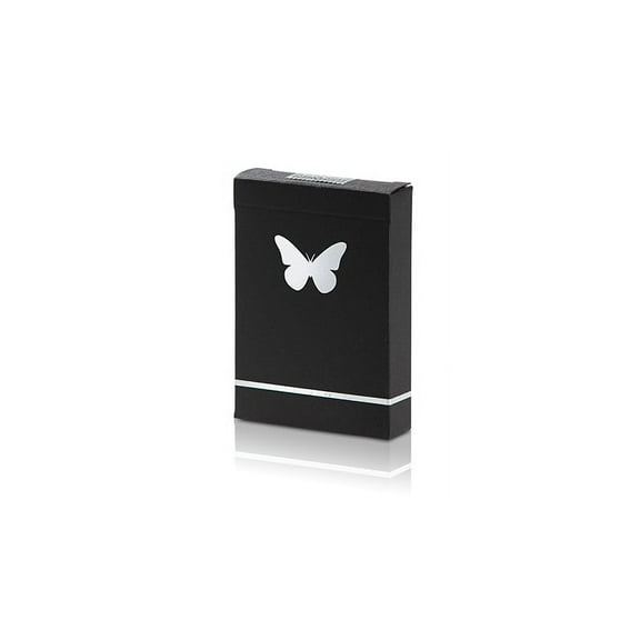Butterfly Marked Playing Cards (Black and White) by Butterfly Magic