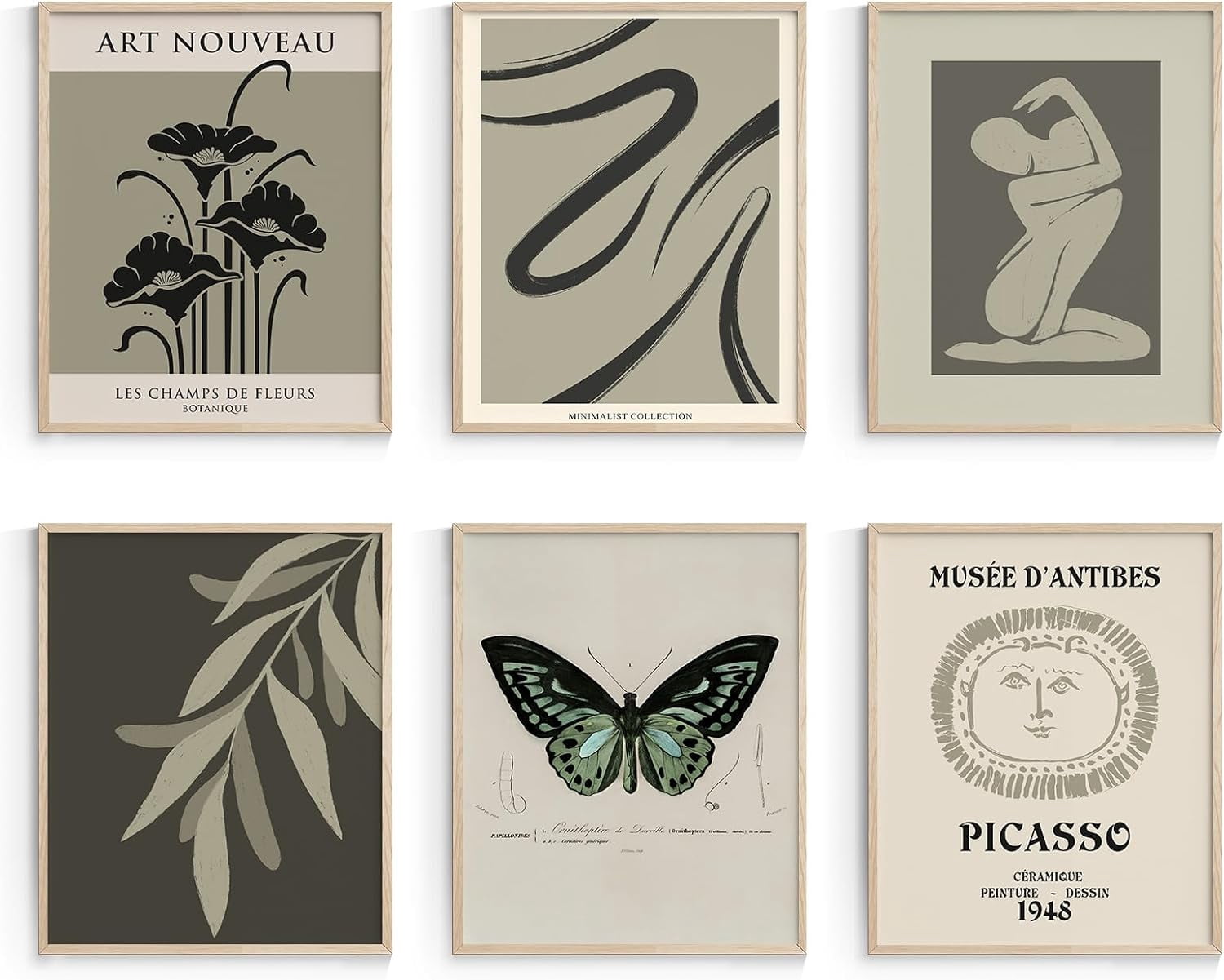 Butterfly Master Wall Art Prints, Abstract Matisse Wall Art Exhibition ...