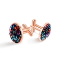 thumbnail image 1 of Butterfly Men's Stainless Steel Cufflinks Set for Formal Attire - for Weddings and Business Meetings, 1 of 1