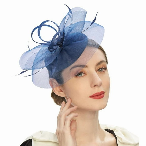 Butterfly Meshes Hat Headbands Stylish Women's Fascinator Hat Hairpiece for Weddings and Parties