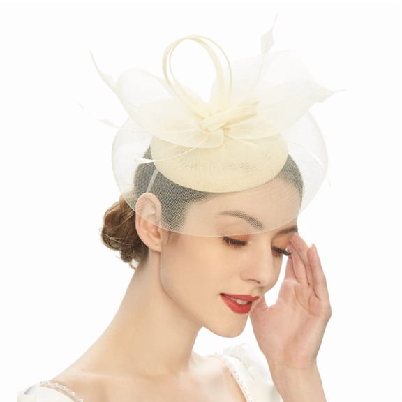 Butterfly Meshes Hat Headbands Stylish Women's Fascinator Hat Hairpiece for Weddings and Parties
