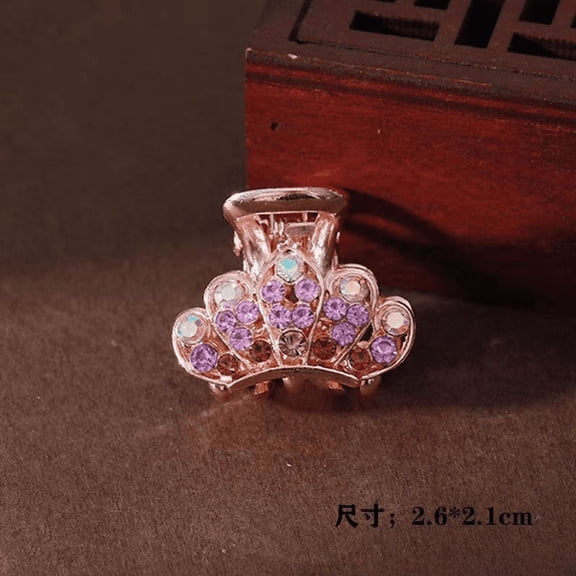 Butterfly Metal Hair Jaw Clips, Mini Barrettes for Women, Strong Grip Hair Accessories, Elegant Design, Shiny Finish, Lightweight & Durable, Colorful Set for Daily Use, 1.2"x0.8"x0 Makeup Organizers