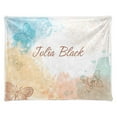 thumbnail image 1 of Butterfly Milestone Blanket, Pastel Colored Abstract Soft Toned Neutral Design of Spring Wings Print, Growth Chart with Custom Names Photo Background, 50" x 60", Beige and Multicolor, by Ambesonne, 1 of 6