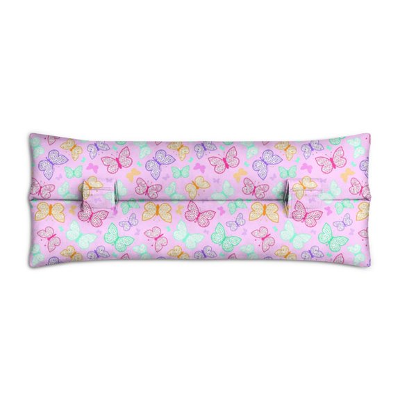 Butterfly & Moon Artwork Mastectomy Pillow for Car - Post-Surgery Seatbelt Cushion with Romantic Night Design - Chest Protector