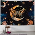 thumbnail image 1 of Butterfly Moon Phase Flower Tapestry Botanical Floral Plant  Tapestry for Bedroom Aesthetic Vintage Tapestries Wall Hanging for Living Room Dorm, 1 of 6