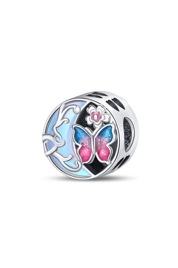Butterfly Moonlight Bead Charm, Compatible with Most Bracelet, Charm for Bracelet