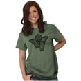 thumbnail image 1 of Butterfly Moth Key Spiritual Meaning Women's Plus Size Graphic Tee Brisco Brands 3X, 1 of 3