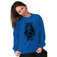 thumbnail image 1 of Butterfly Moth Spiritual Crystal Ball Women Crewneck Sweatshirt Brisco Brands S, 1 of 6