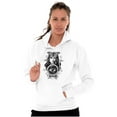 thumbnail image 1 of Butterfly Moth Spiritual Crystal Ball Women Plus Size Graphic Pullover Hoodie Brisco Brands 3X, 1 of 4
