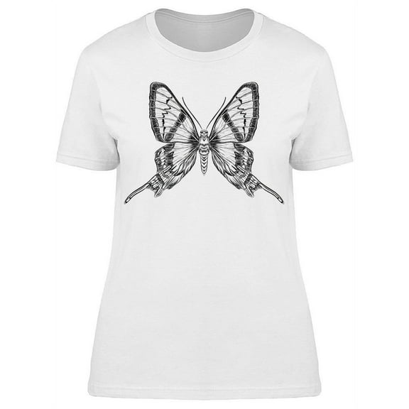 Butterfly Moth-like T-Shirt Women -Image by Shutterstock, Female Medium