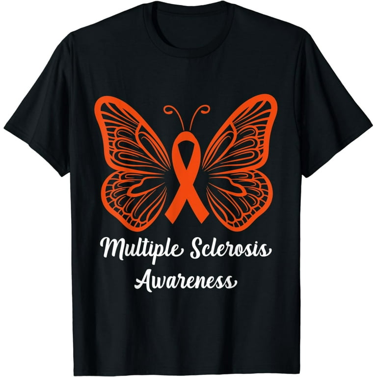 Multiple Sclerosis Awareness T-Shirt Ms Butterflies Shirt Multiple Sclerosis Awareness T-Shirt Ms Butterflies Shirt