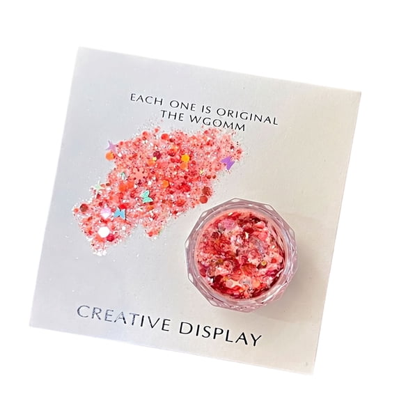 Butterfly Nail Glitter Sequins with Ultra Fine Powder for Resin Art and DIY Craft Decoration Sparkling Laser Nail Art Supplies for Women Professional Salon Home Use, Light Pink