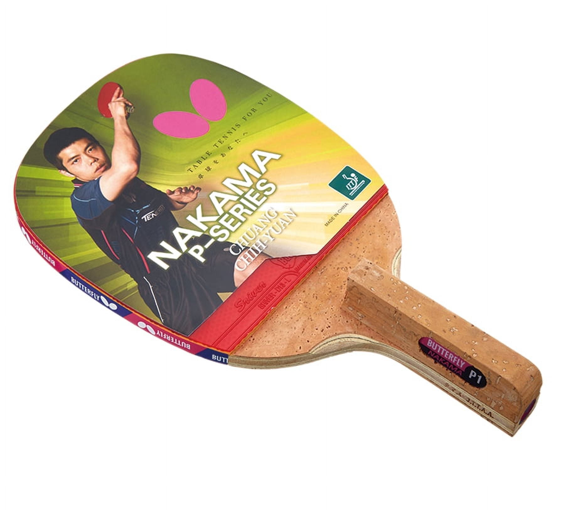 Butterfly Nakama P1 Penhold Table Tennis Racket-Carbon Blade-Sriver 1.7 ...