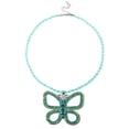 thumbnail image 1 of Butterfly Necklace for Women - Rhinestone Pendant Choker, Zinc Alloy Jewelry, Cute Sparkly Accessory, 1 of 8