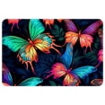 thumbnail image 1 of Butterfly Non-Slip Machine Washable Polyester Floor Carpet Office Rug Chair Mats, 1 of 6