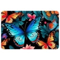 thumbnail image 1 of Butterfly Non-Slip Polyester Chair Mat Kitchen Rug Office Mat Machine Washable, 1 of 6