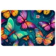 thumbnail image 1 of Butterfly Non-Slip Polyester Game Mat Kitchen Rugs Door Mat Machine Washable, 1 of 6