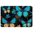 thumbnail image 1 of Butterfly Non-Slip Polyester Office Floor Mat Carpet Rug - Machine Washable, 1 of 6